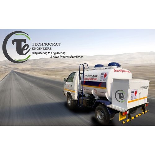 Mild Steel FUEL BOWSER, Capacity: 500-2000 L