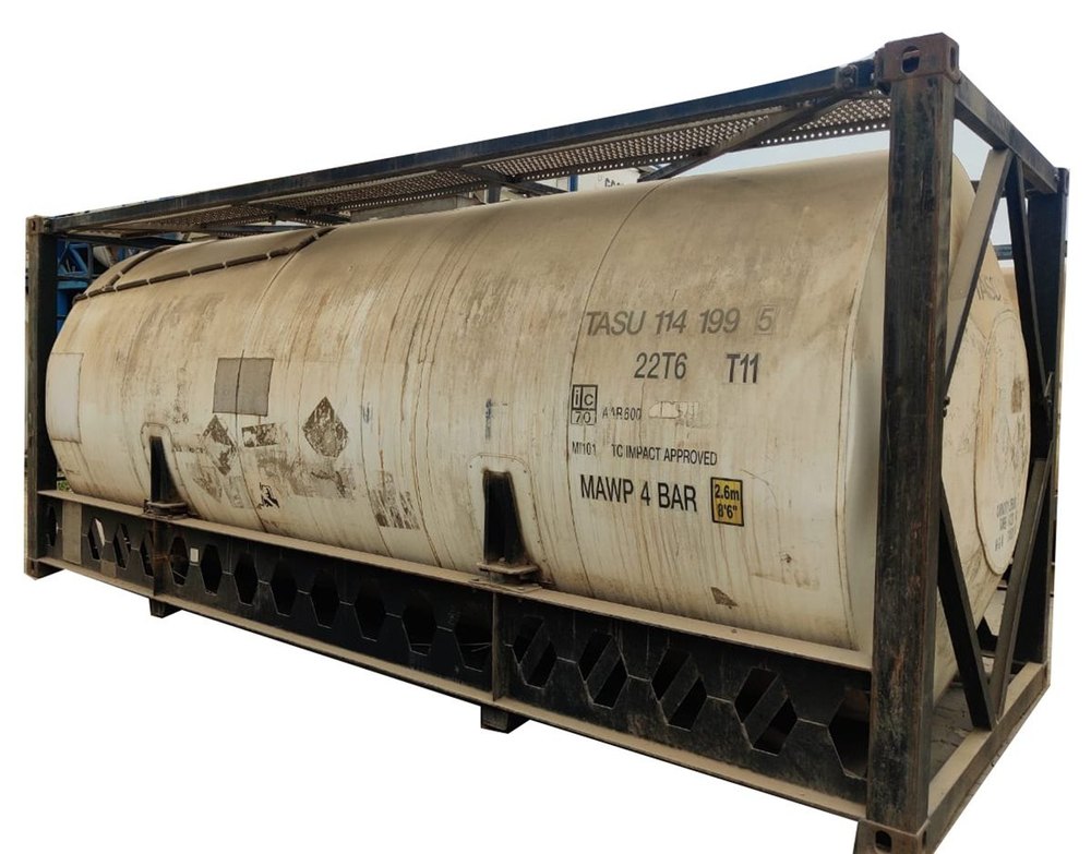 Isolated Container 20 Feet Stainless Steel Storage Tank, Steel Grade: SS316, Capacity: 20 Ton