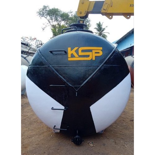 Mild Steel 16 Wheeler Rubber Lining Tank