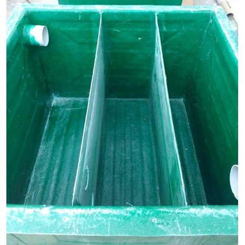 Green Portable FRP Water Tank, Storage Capacity: 100-500 L, for Water Storage