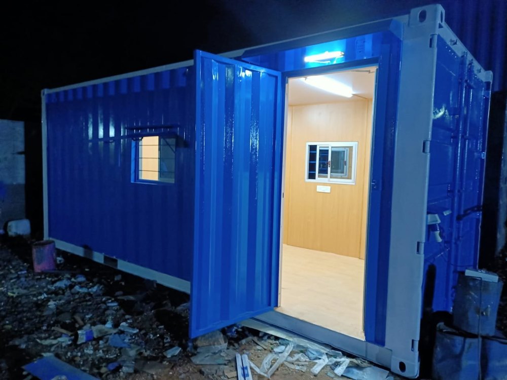 Rectangular Steel 20X8 Office In Cargo Container