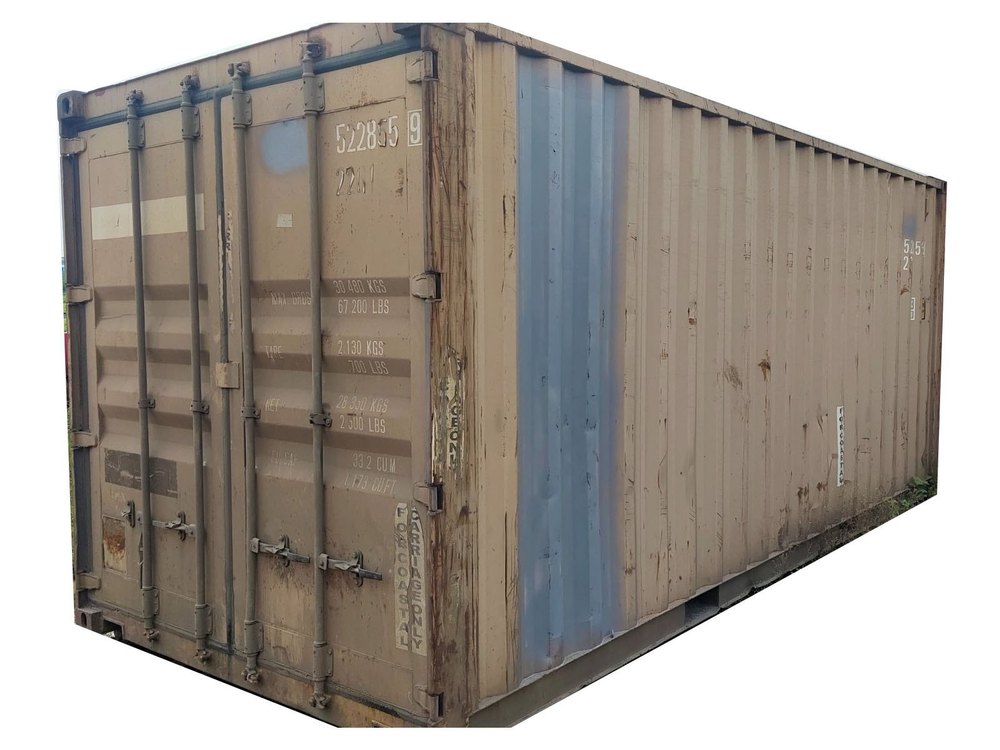 Rectangular Steel Shipping Cargo Container, Capacity: 20 ton