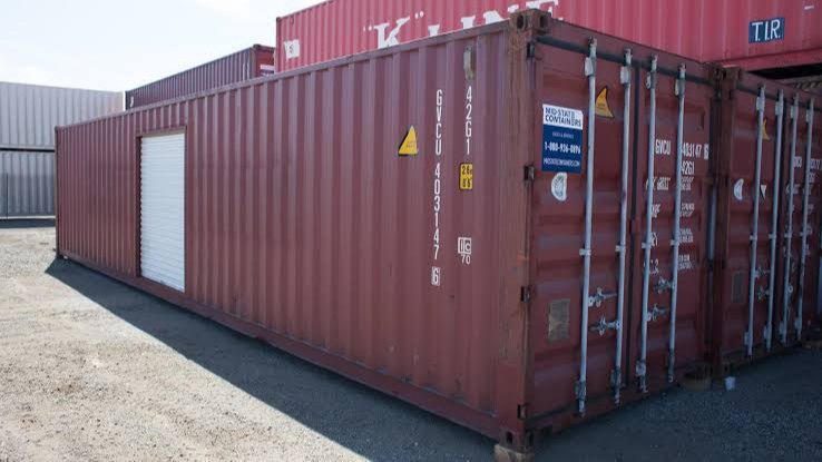 Mild Steel 20 feet Cargo Shipping Container, Capacity: 10-20 ton