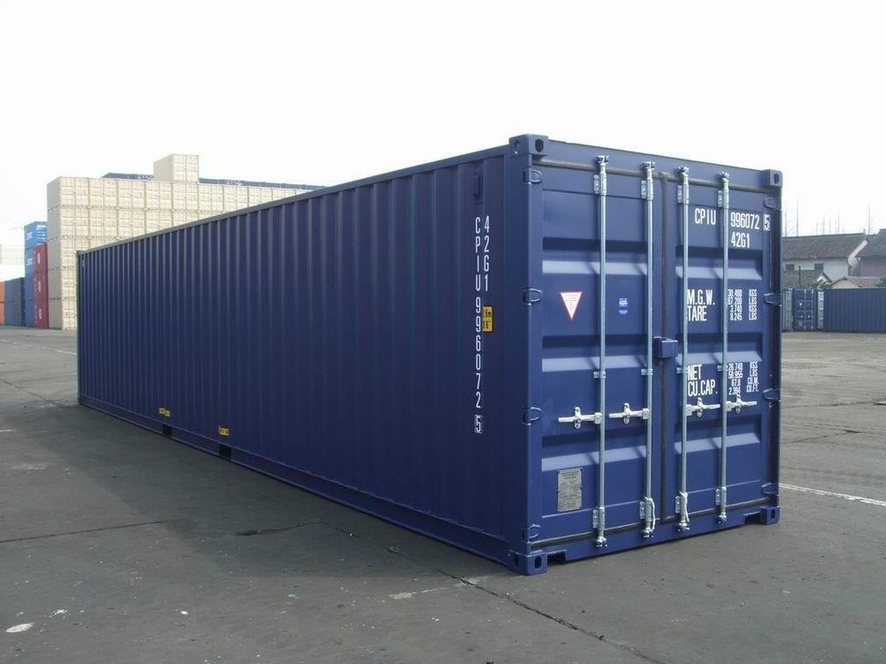 Galvanized Steel 40 feet Storage Container /Old Shipping Container 40x8 Ft
