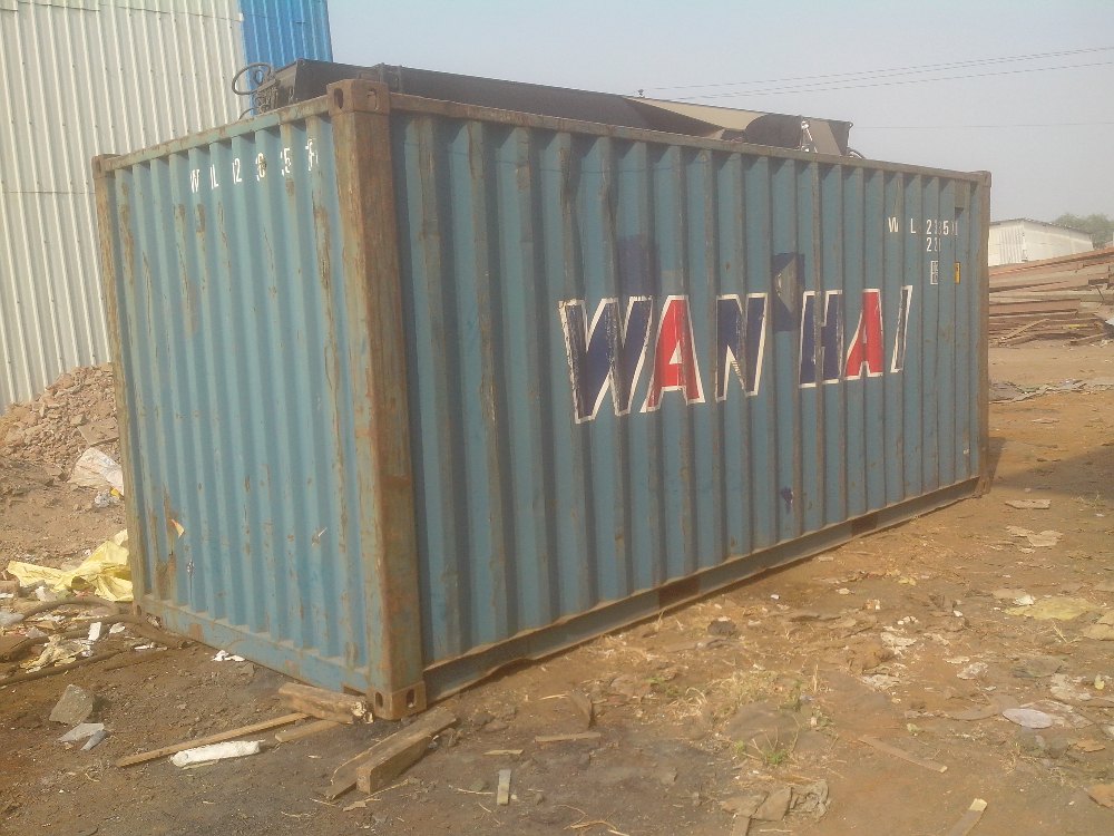 Cortan Steel Used Cargo Container, For Storage, Capacity: 10-20 ton