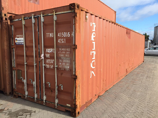 Reliable Cabin Corten Steel Used Cargo Container, Capacity: 10-20 ton