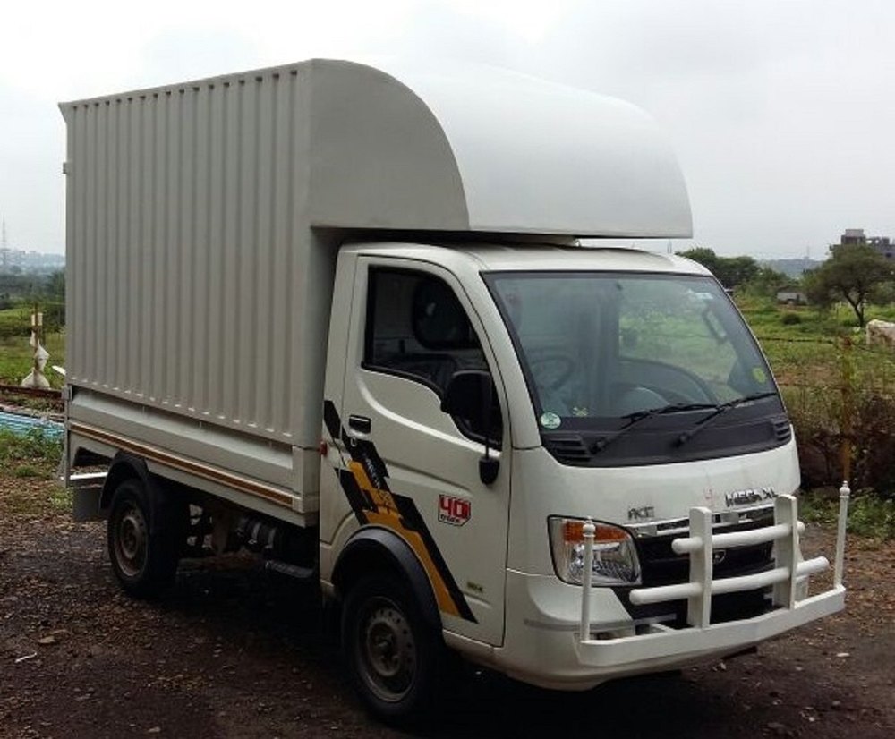Mild Steel Tata Ace Gold Truck Container, Capacity: 10-20 ton