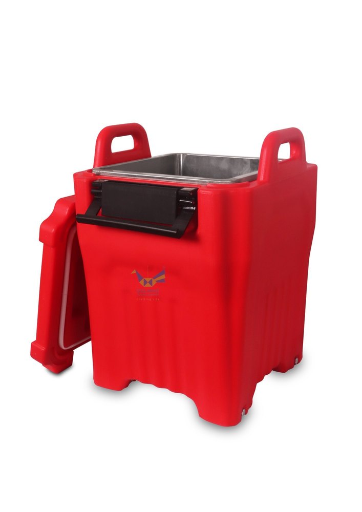 Insulated Square Barrel Container With Wheels