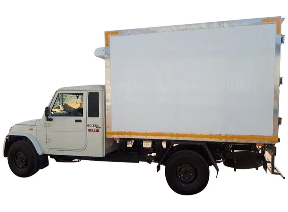 Sigmasquare Stainless Steel Mini Truck Insulated Refrigerator Container, Capacity: 10Ton