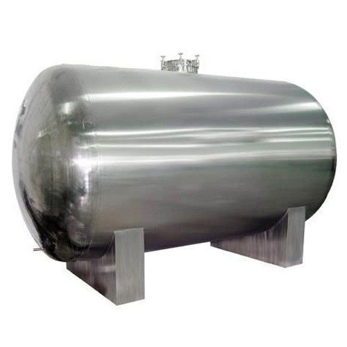 Silver Stainless Steel Storage Vessels, Capacity: 10 Ton, Material Grade: Ss 304