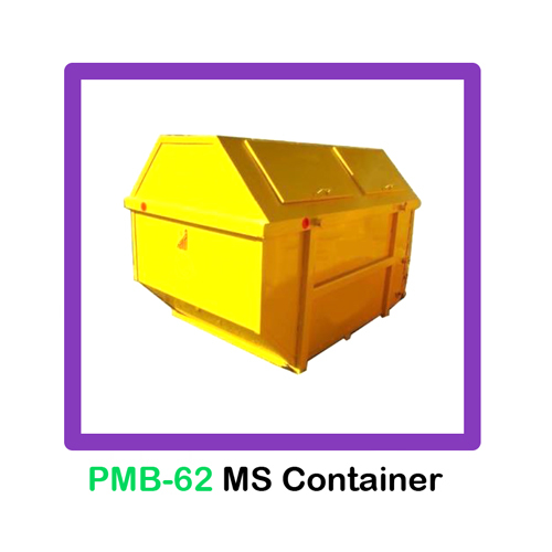 MS Garbage Container, Size: 2.5 Cubic Meter