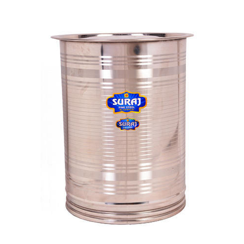 22g Stainless Steel Pawali, For Storage, Capacity: 1 Kg To 90 Kg