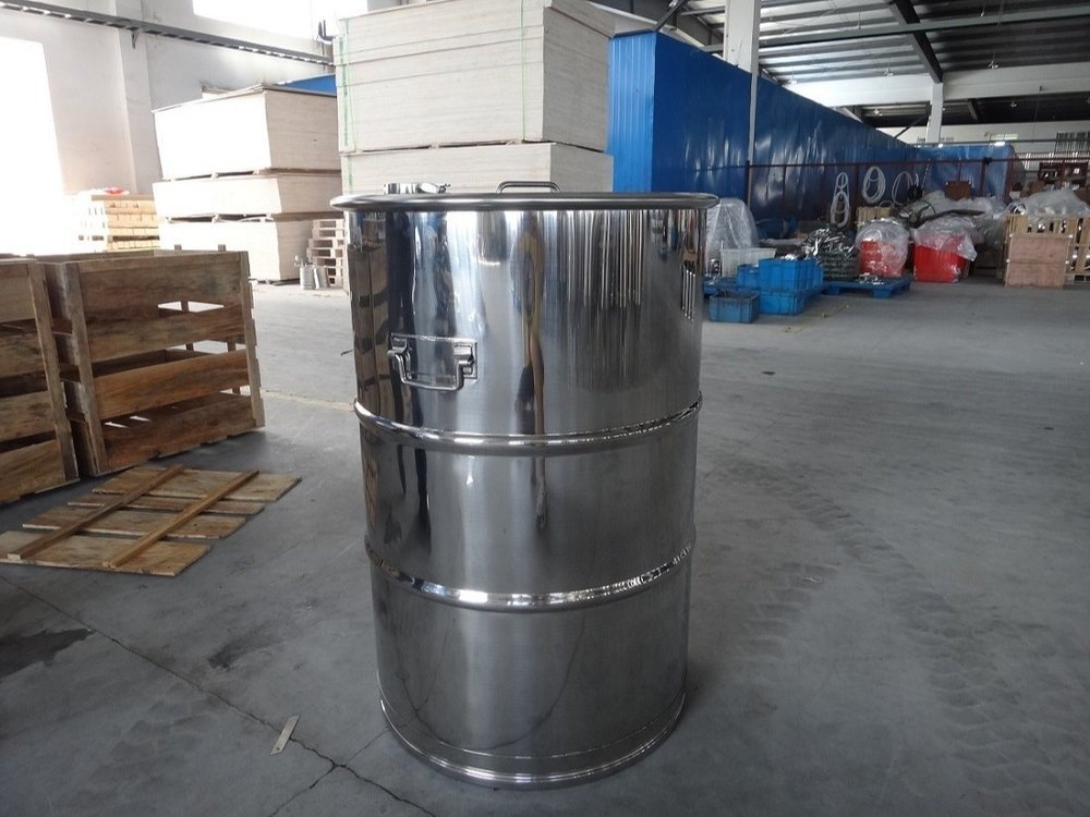 3 mm Stainless Steel Drum, For Storage, 10 kg