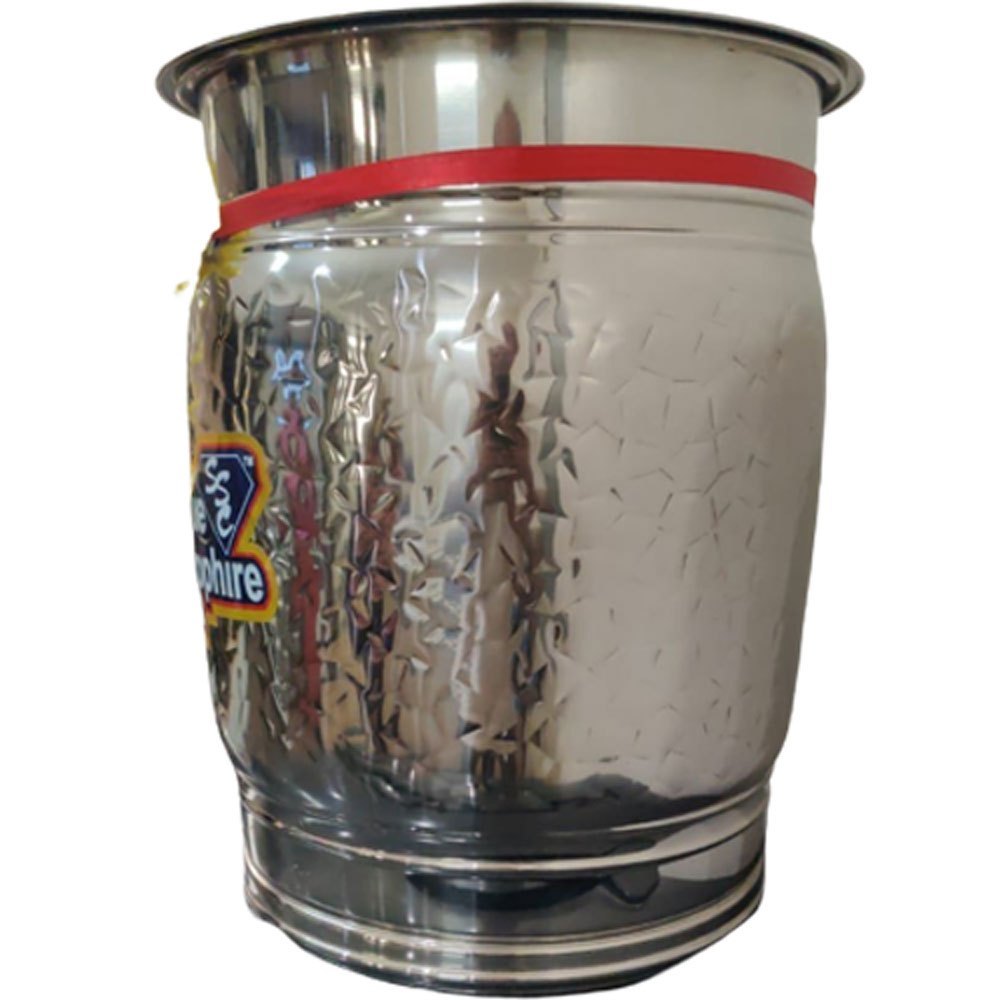 5mm Food Products Stainless Steel Pawali Drum Hammered, For Kitchen, Capacity: 8 kg