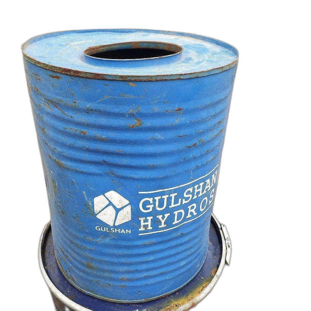 Chemicals Galvanized Iron Blue 50 Liter Bitumen Drum, 450mm