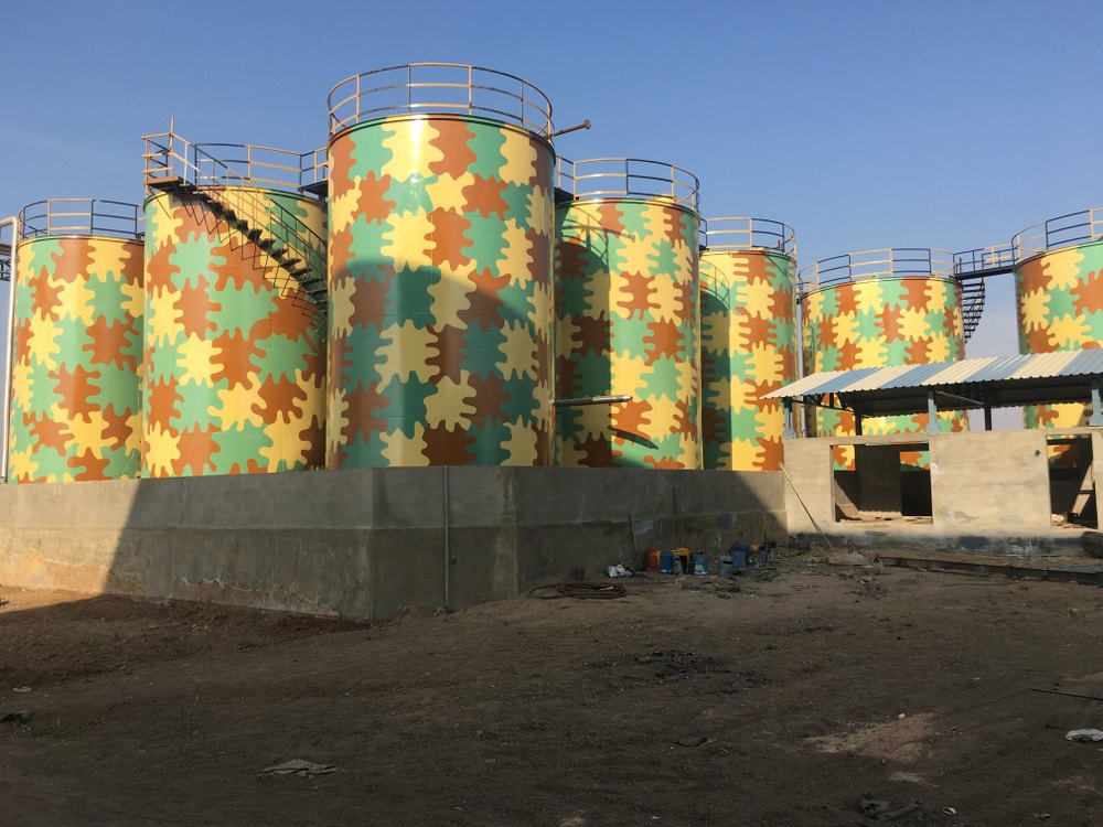 Mild Steel Oil Storage Tanks