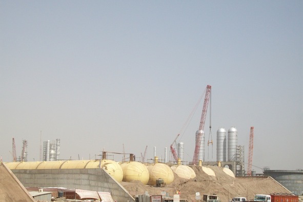 Mounded Propane Storage Tank