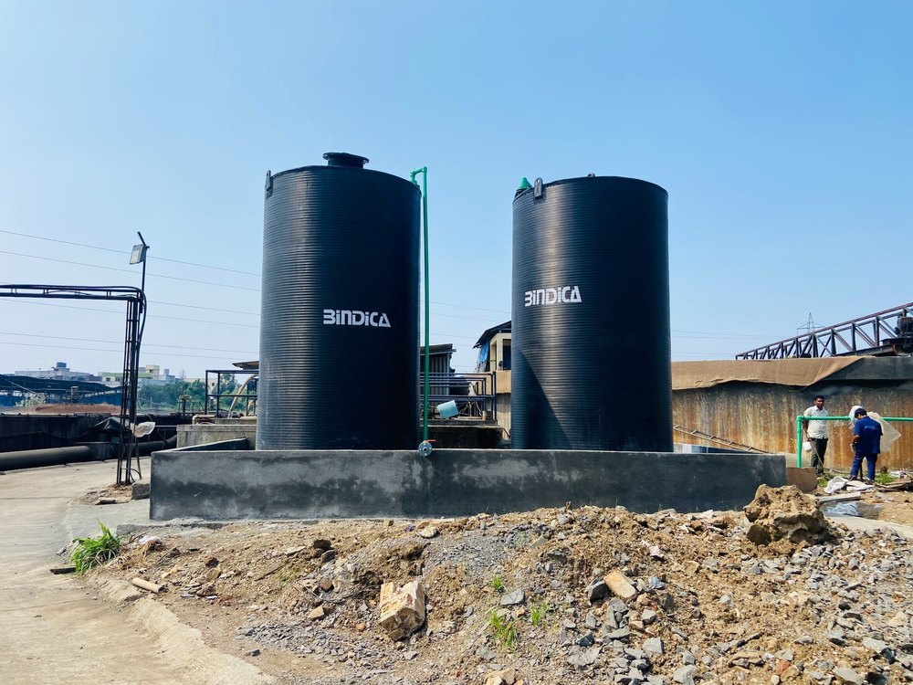 Black Hdpe Spiral Chemical Storage Tank, For Industrial
