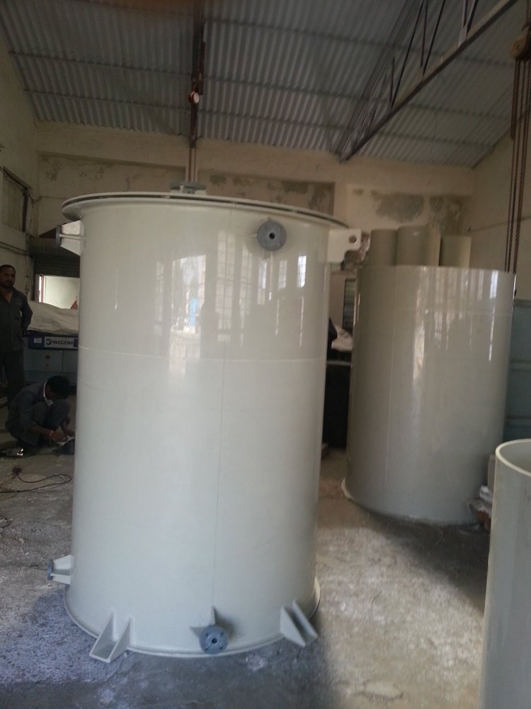 White HDPE Chemical Tank