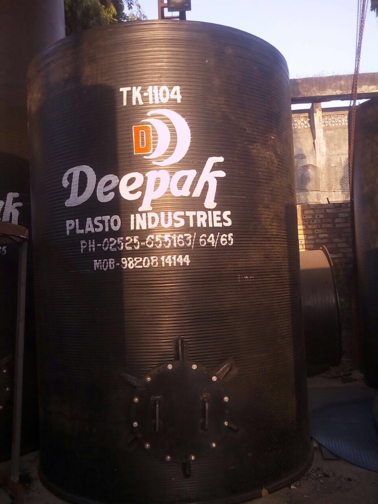 Manual 50 KL SPIRAL HDPE Chemical Storage Tank
