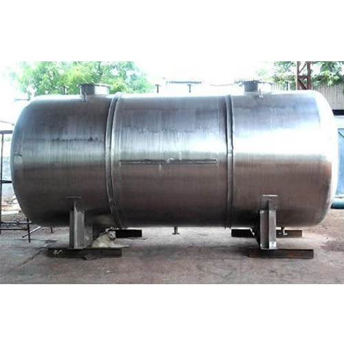 Horizontal Stainless Steel Tank, Capacity: 5000 Litre