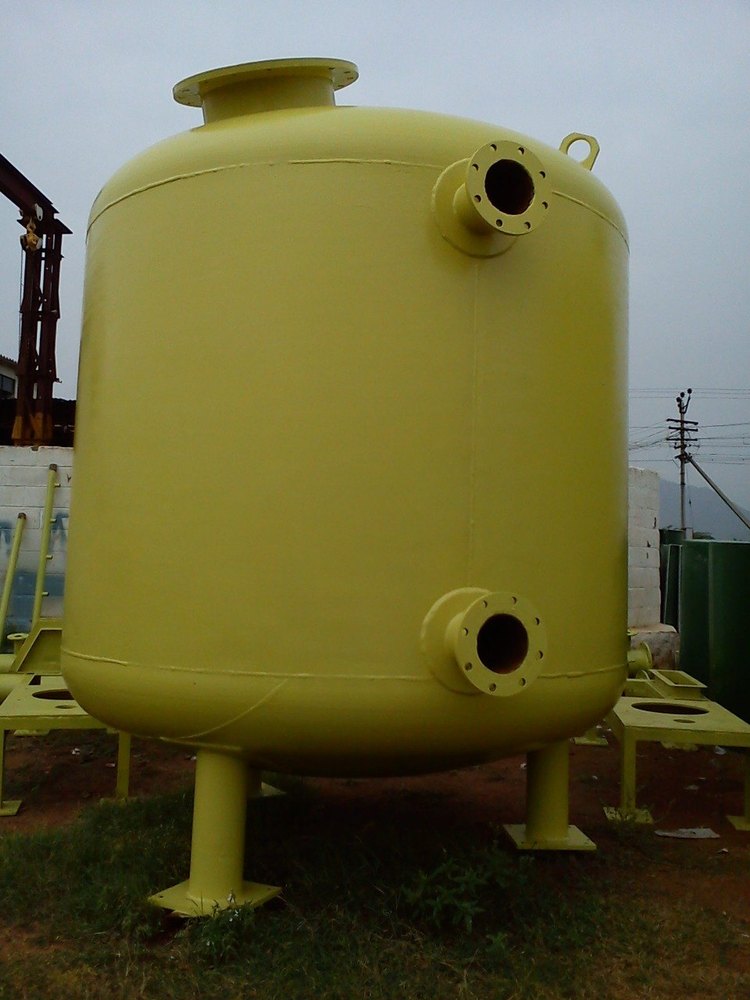 Evergreen Suction Filters Stainless Steel Resin Filter Tank, For Industrial