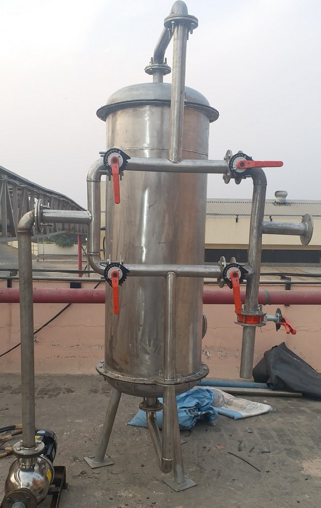 IWT 1000 Stainless Steel SS MGF Tank for Industrial, Capacity: 1000-5000 L