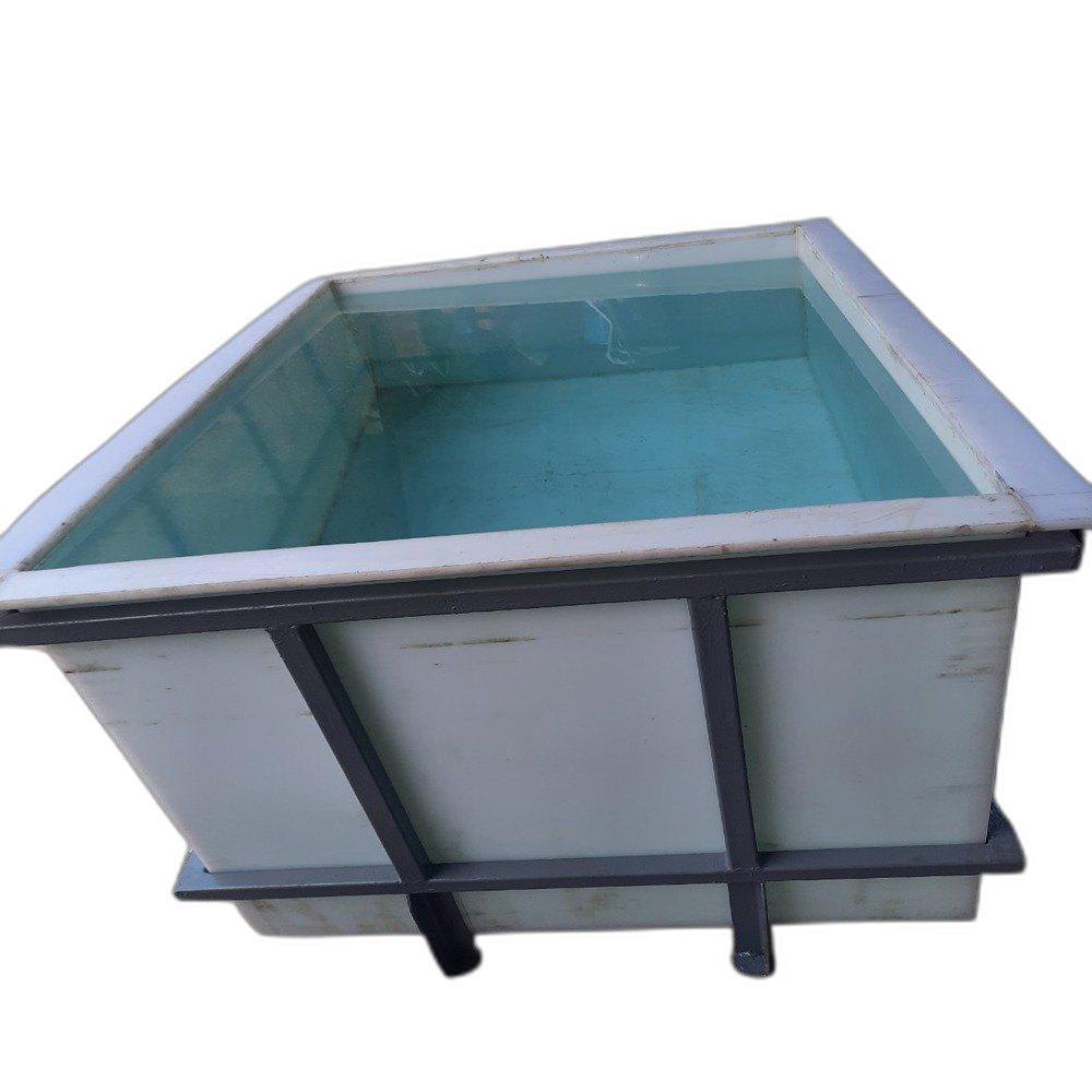 Polypropylene Nickel Plating Tank, Steel Grade: SS 304, 350 X 65 cm