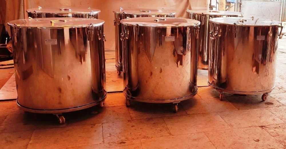 Stainless Steel IBC Storage Tank, For Industrial, Chemical