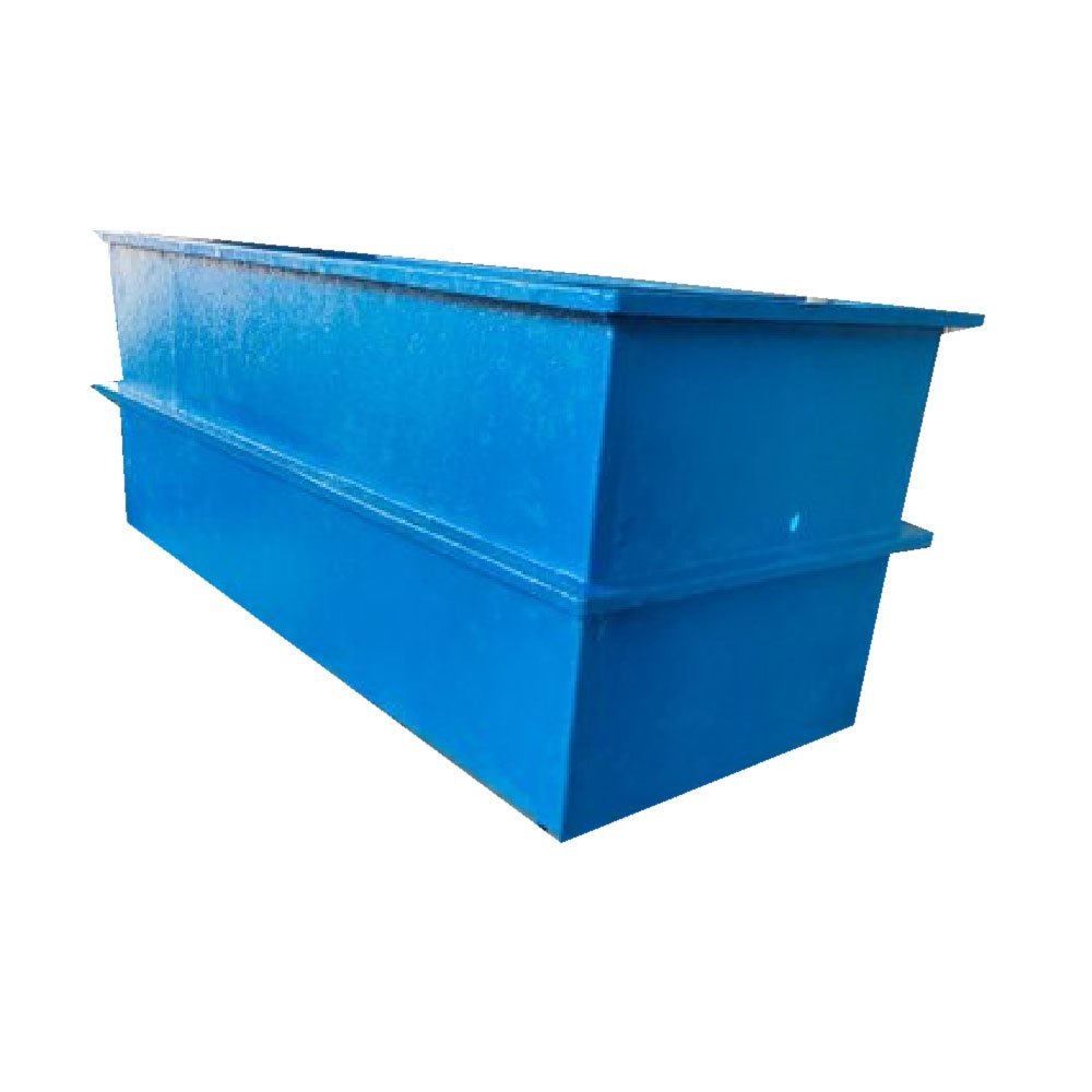 Chemicals/Oils Mild Steel FRP Lining Tank, Steel Grade: Grade1, 5 X 1 M