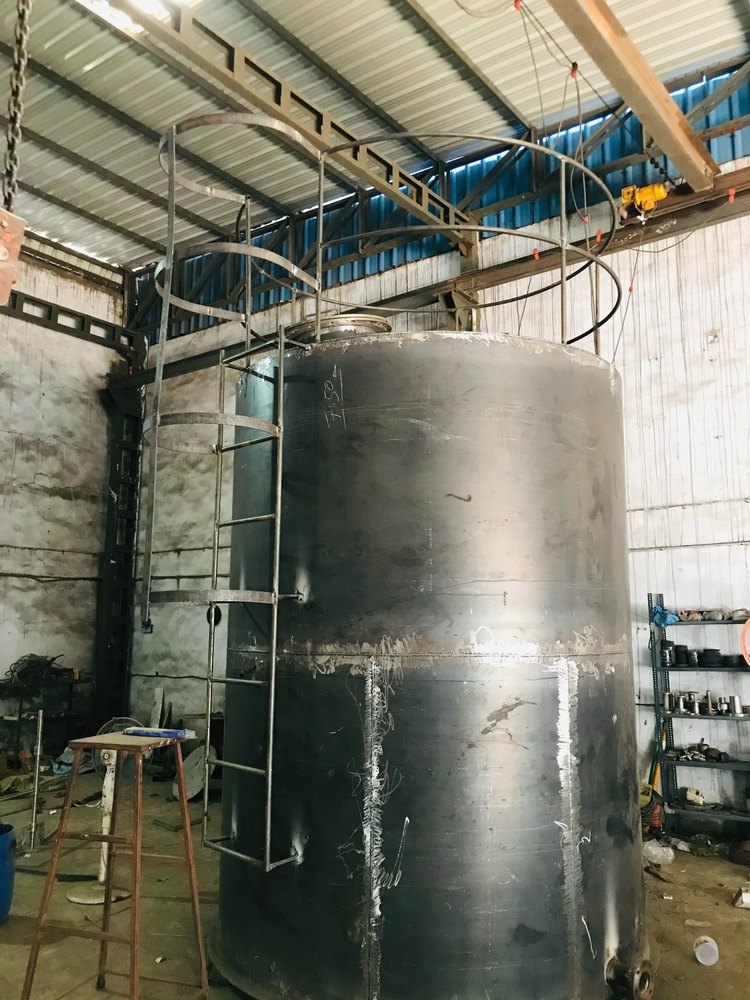 Round Automatic NITRIC ACID STORAGE TANK, For Industries, Capacity: 500-40000L