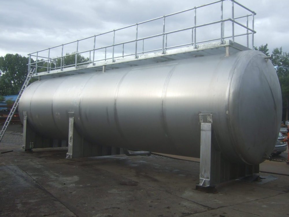 Chemicals/Oils Aluminum Storage Tank Also For Nitric Acid Storage, For Chemical Industry, Capacity: 5000-10000 L