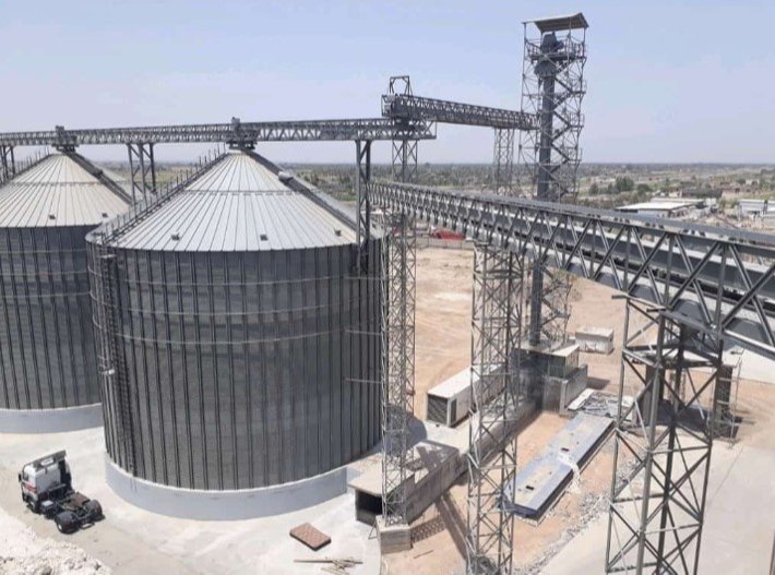 Zincalum Steel Grain Storage Silo, Storage Capacity: 1000 MT to 10000 MT