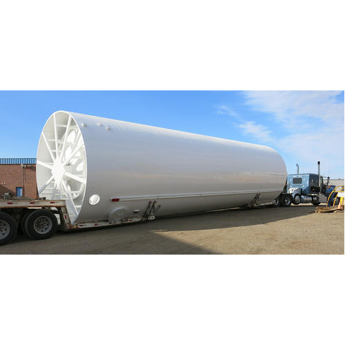 White Carbon Steel Chemical Storage Tanks