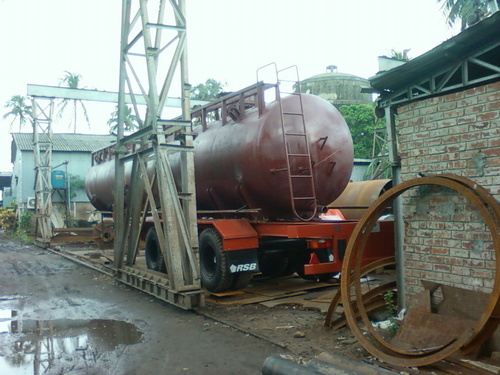 Vertical And Horizontal Mild Steel Bitumen Tank, Storage Capacity: 5 Kl To 50 Kl