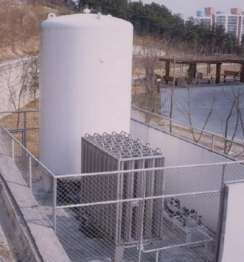 Liquid Oxygen storage tank