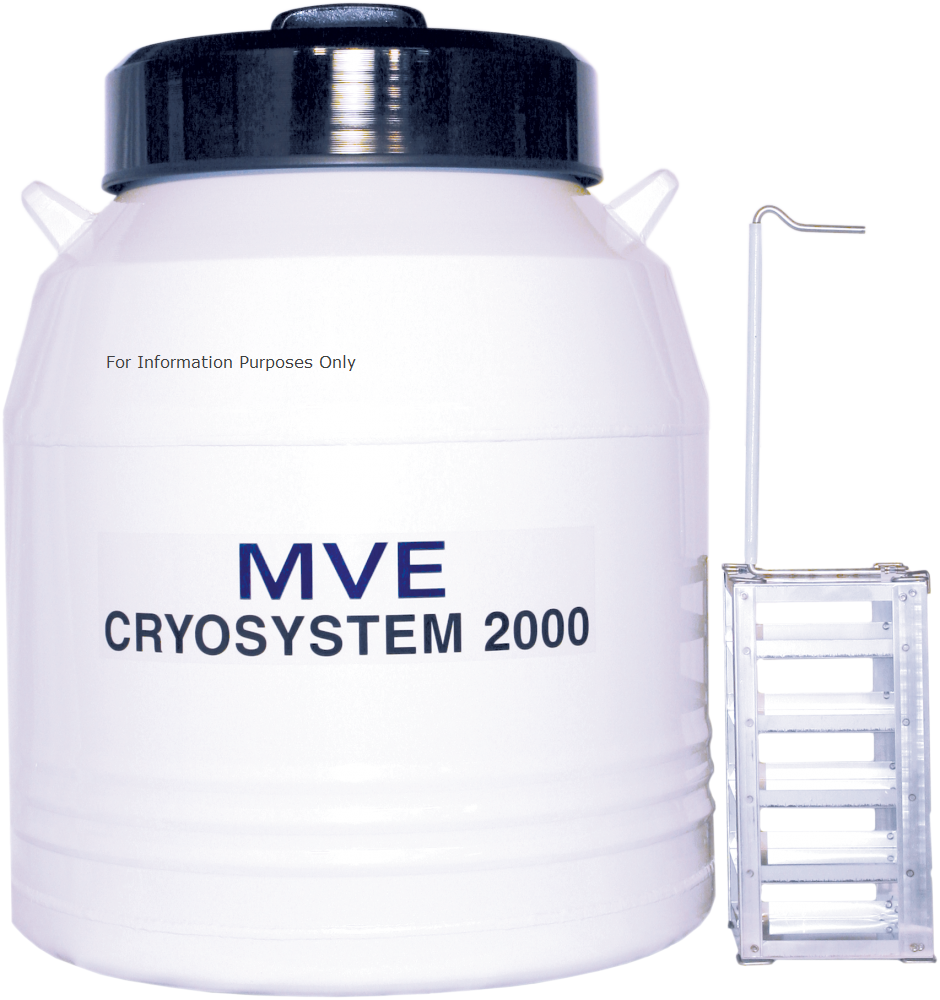 MVE Cryo System Series Vial Storage Capacity Tanks