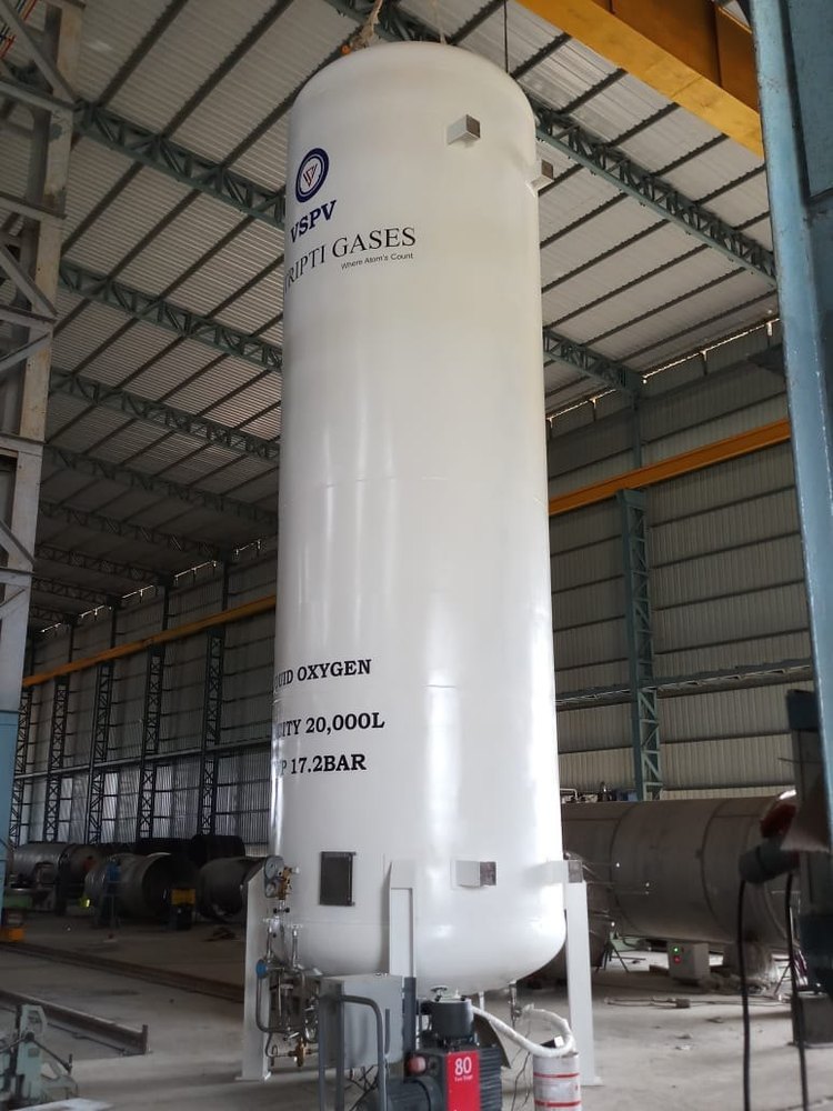 White Stainless Steel Cryogenic Tanks, Storage Capacity: 6kl- 113kl