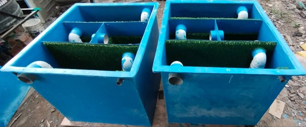 Blue Water Bio Digestion Tank In Frp, Capacity: 1000liter
