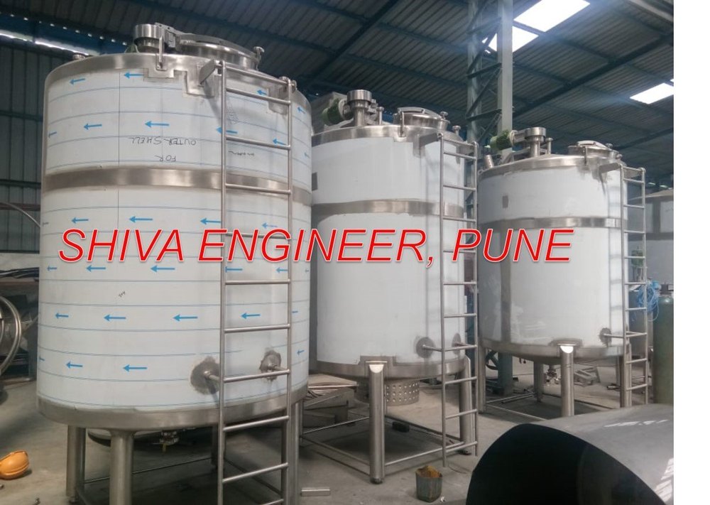 Shiva Engineers Stainless Steel Tank, Capacity: 5000-10000 L