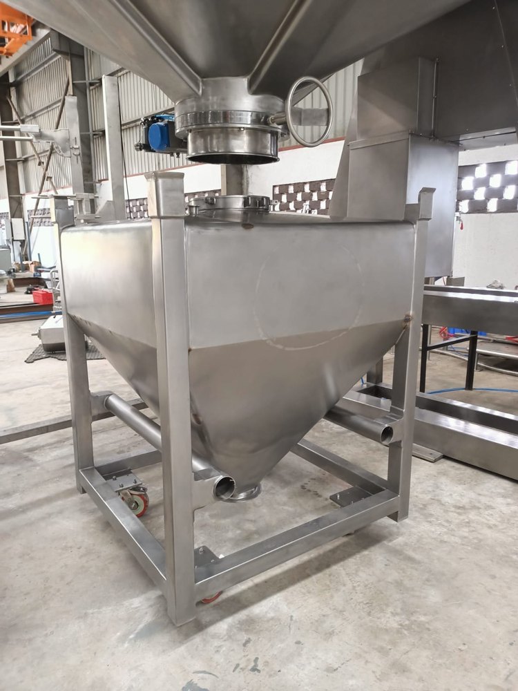 Stainless Steel IPC Container, For Industrial, Capacity: 1200 Litre