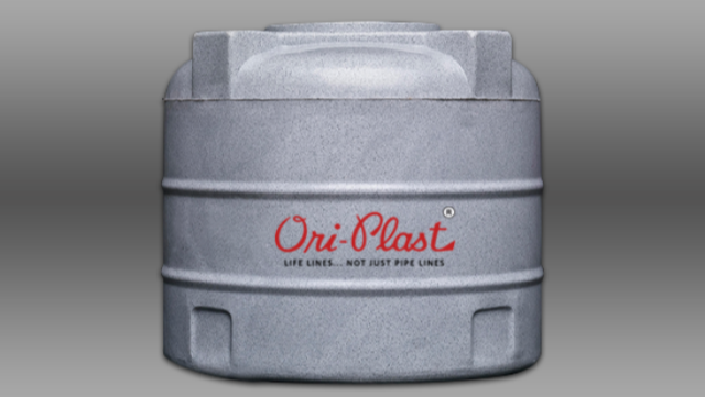 Ori Plast Black LLDPE Water Tank, Size: 500 L To 5000 L