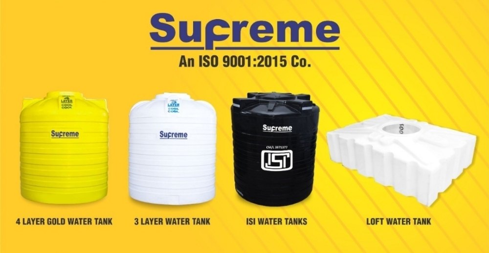 Aashirwad Industries 2 Water Tank (ISI), Storage Capacity: 5000L, Size: 5000 L