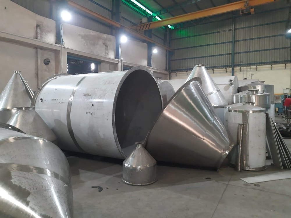 SS Storage Tank, For Flourmill, Steel Grade: SS304