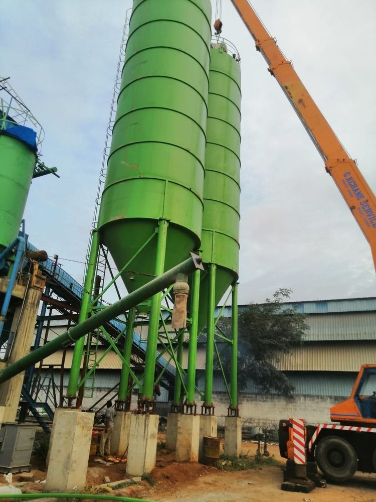Mild Steel Fly Ash Silo
