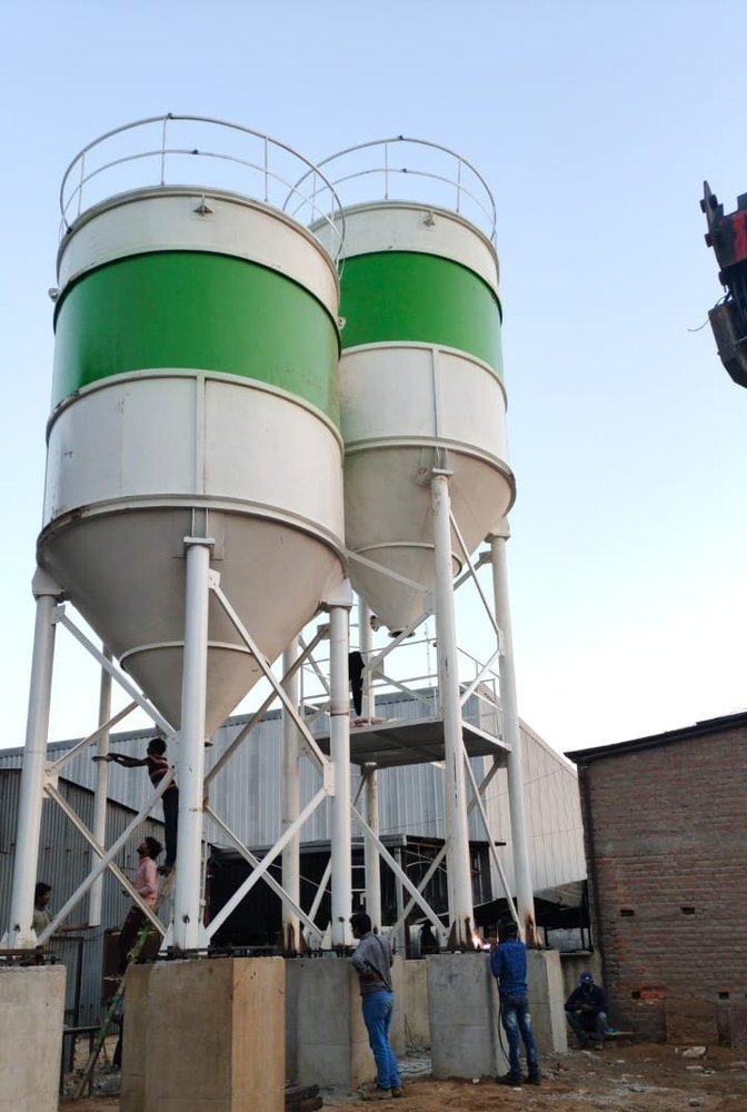 Mild Steel CEMENT, FLY ASH Commercial Hopper Silos, 4000 MM