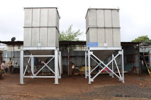 Dry Container Stainless Steel Silo, For Industrial, Storage Capacity: 50-100 ton