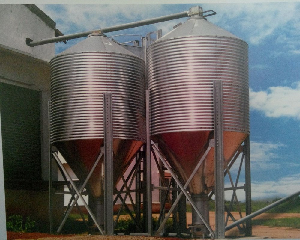 Conical Bottom Poultry Feed Storage Silo