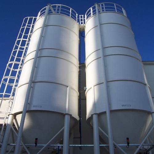 Stainless Steel Round SS Storage Silo, For Industrial, 1 Meter