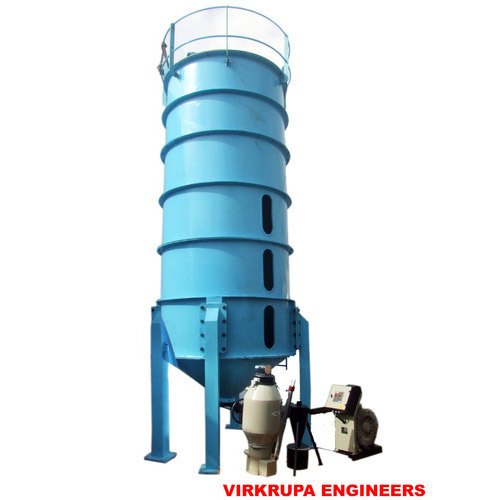 Cement, Fly Ash Round SS Storage Silo, For Fabrication Industry, Storage Capacity: 0-50 ton